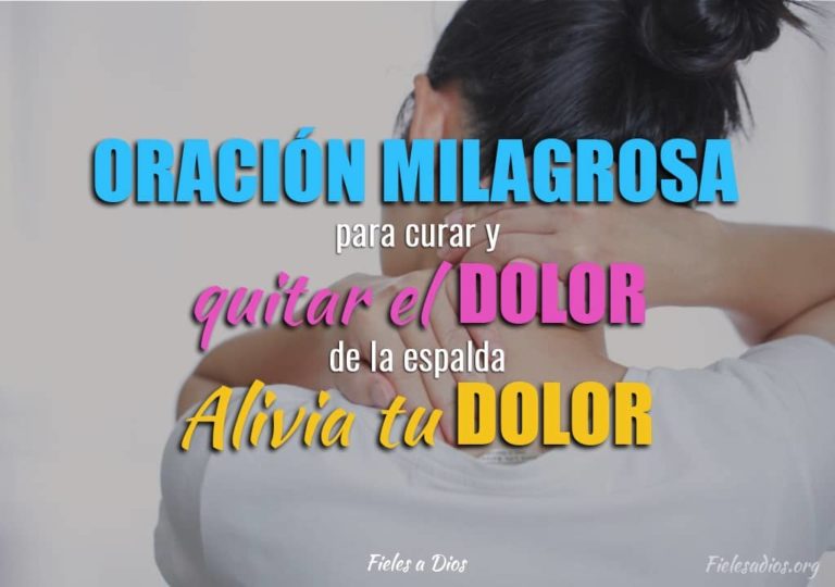 Oración para Curar y Quitar el Dolor de la Espalda - Alivia tu Dolor ...