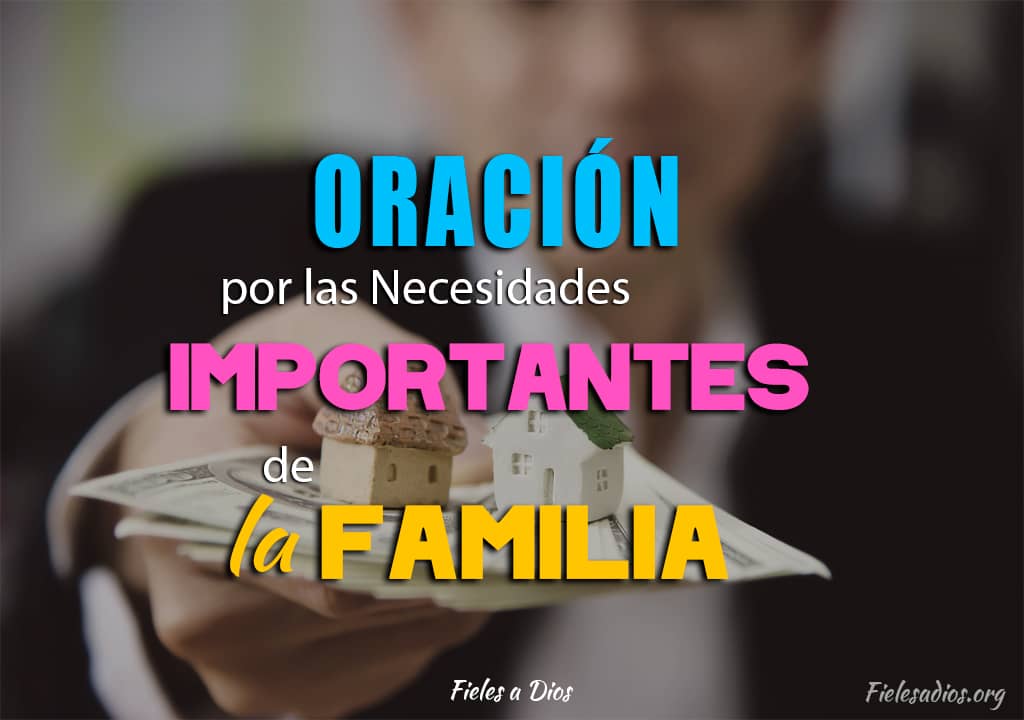 una persona en oracion por las necesidades de la familia