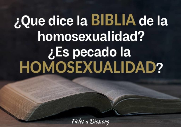 ¿Qué dice la Biblia de la Homosexualidad, ¿Es Pecado la Homosexualidad
