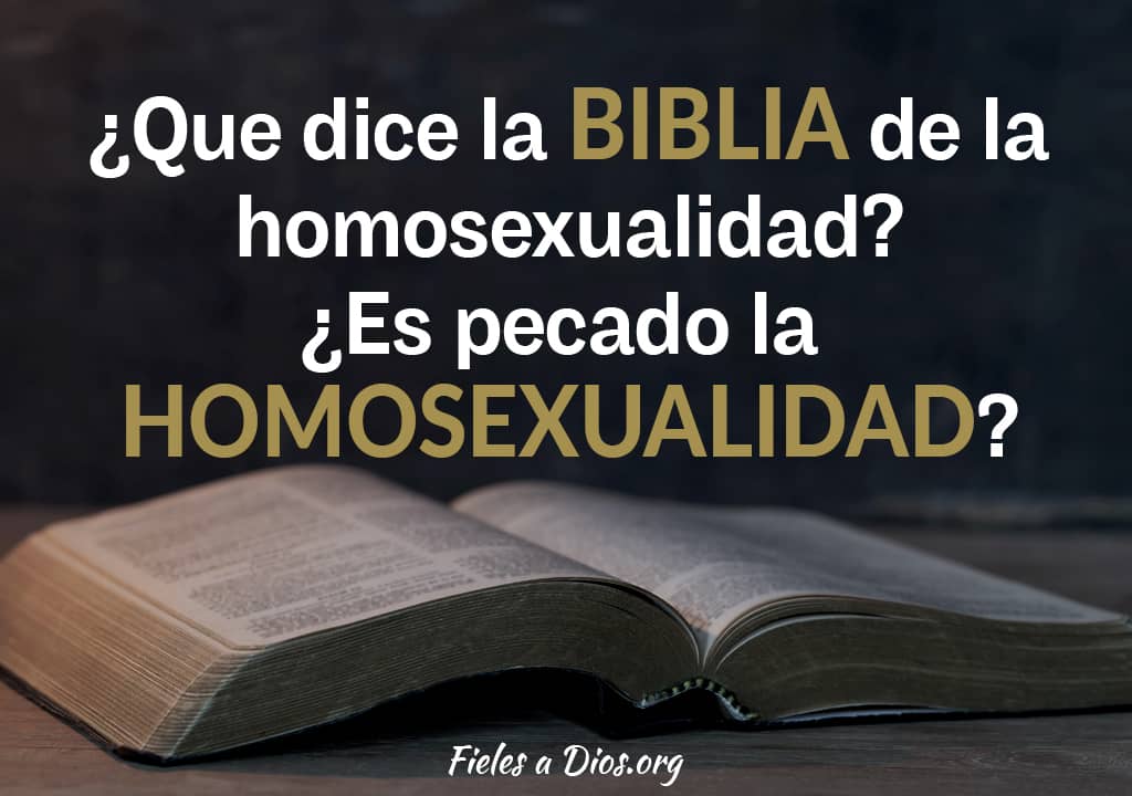 ¿Qué dice la Biblia de la Homosexualidad, ¿Es Pecado la Homosexualidad