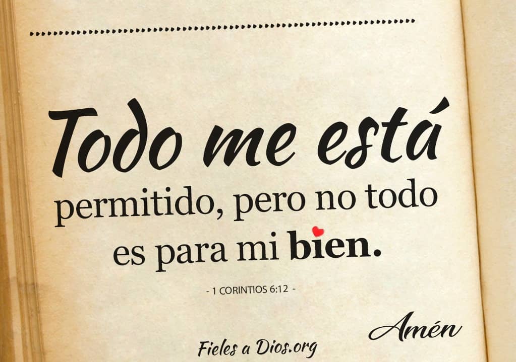 pero no todo es para mi bien