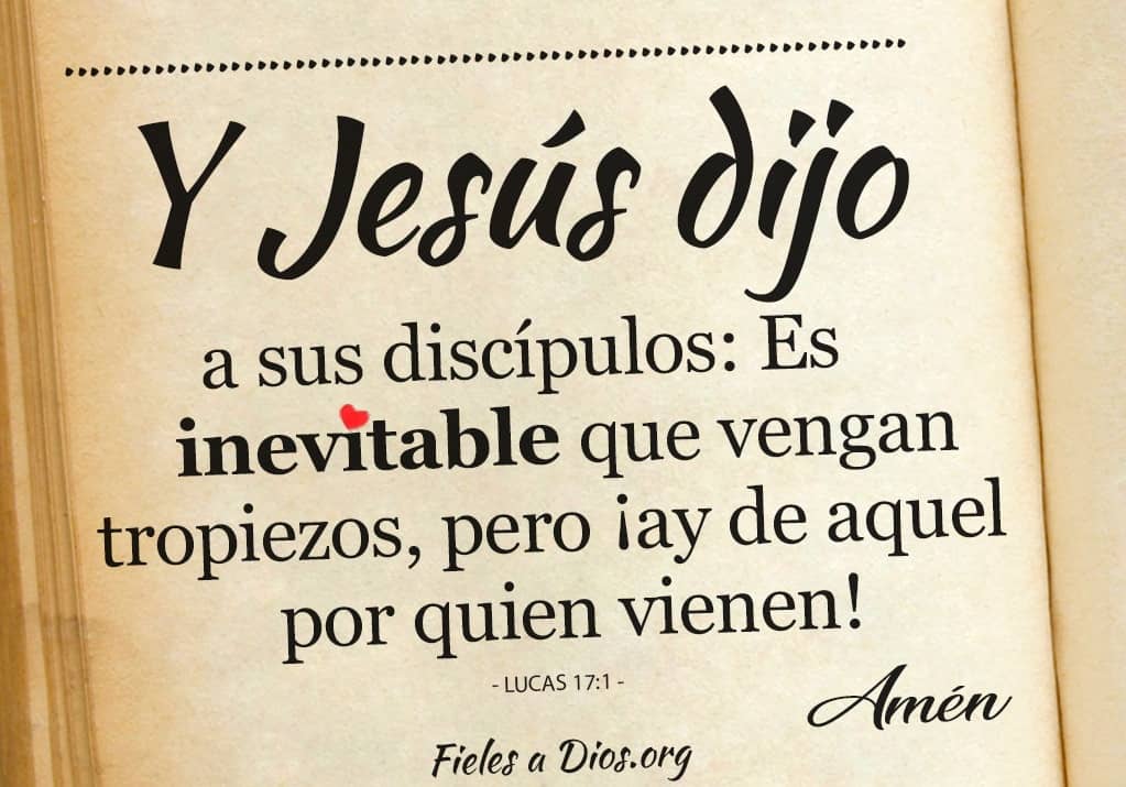 ay de aquel por quien vienen