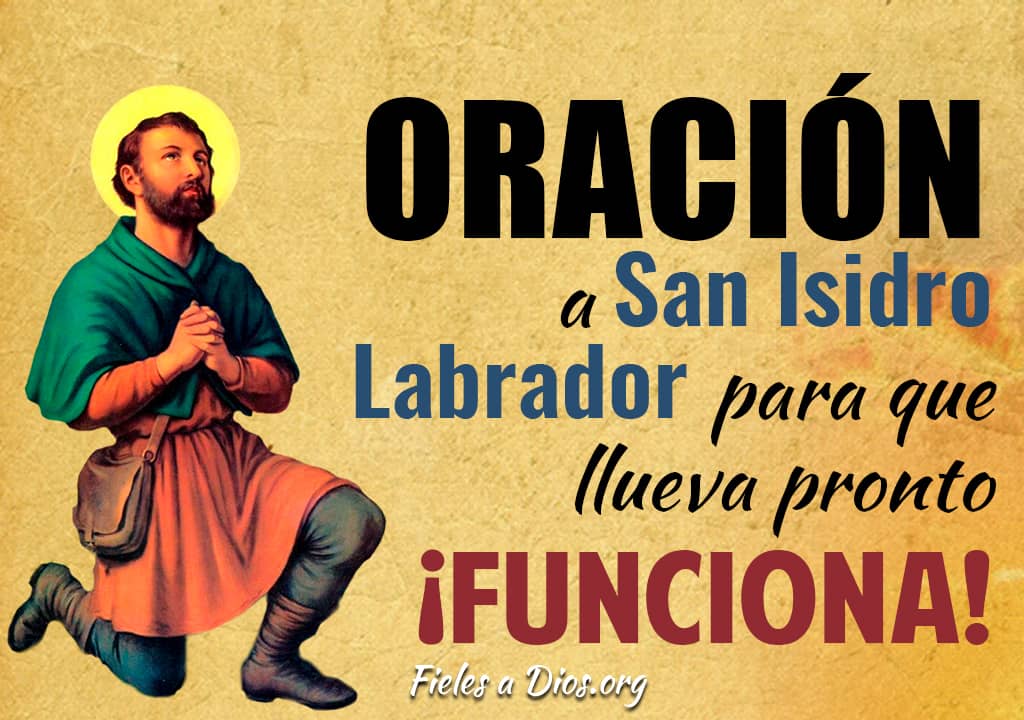 Oración a San Isidro Labrador para que Llueva Pronto ¡Funciona! - Fieles a  Dios