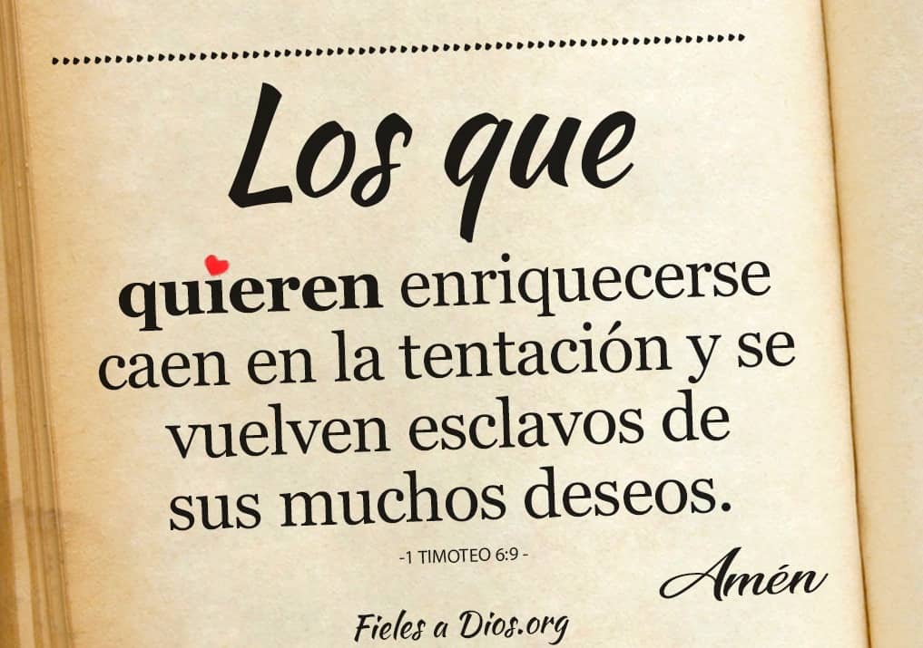 se vuelven esclavos de sus deseos