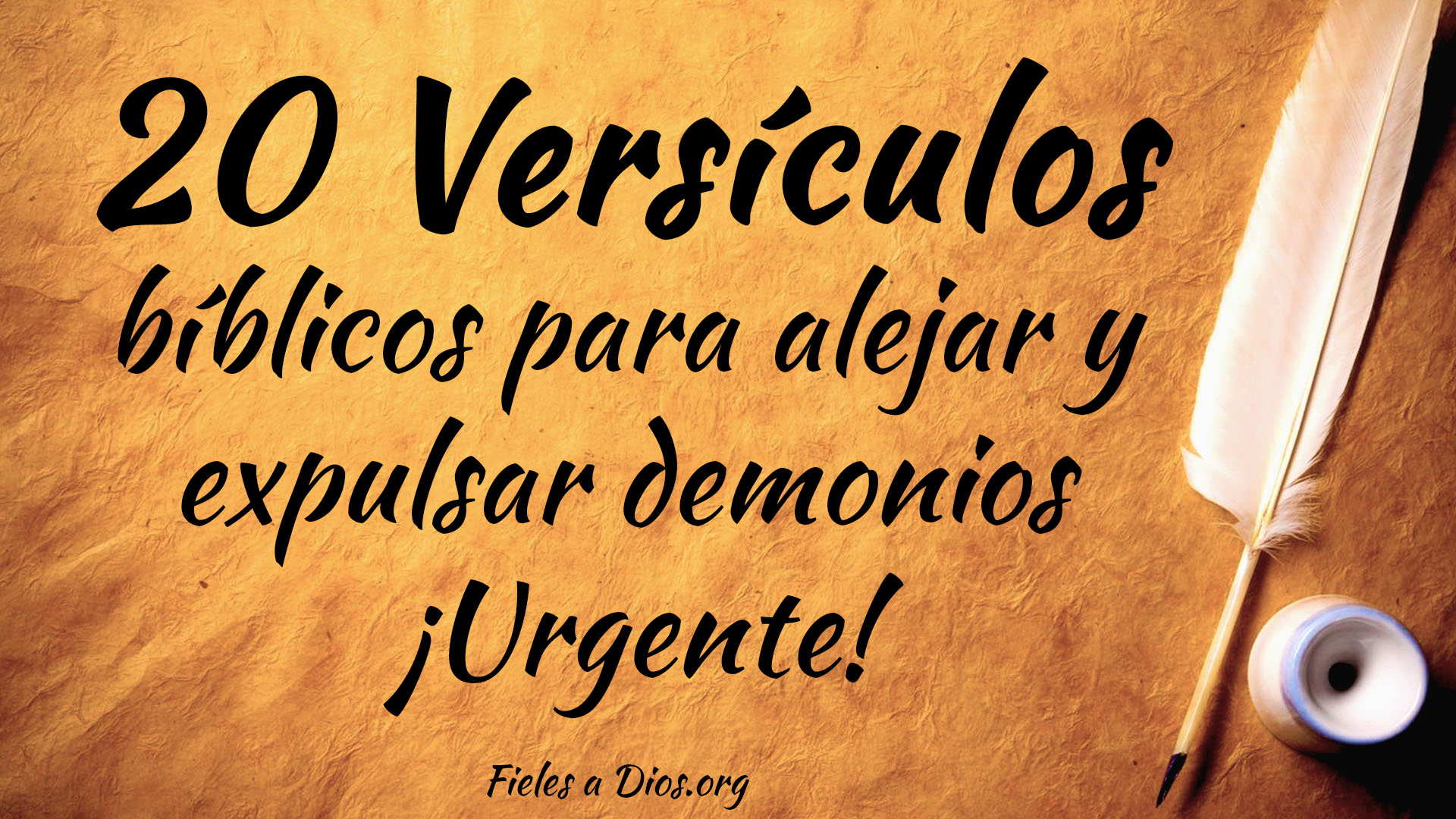 20 Versículos Bíblicos para Alejar y Expulsar Demonios ¡Urgente