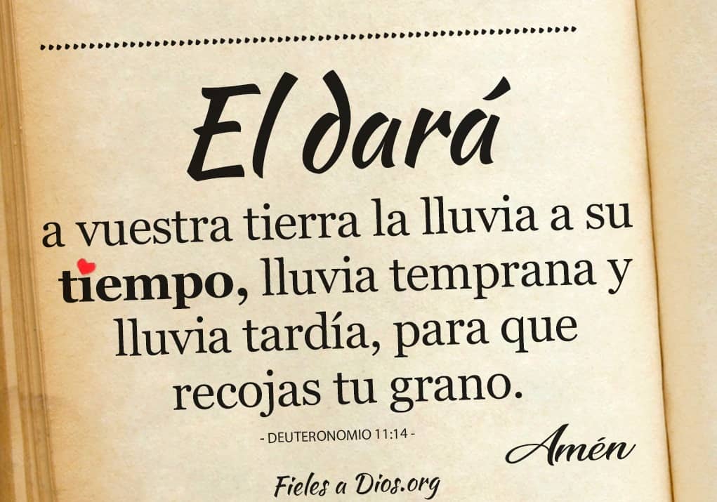 lluvia temprana y lluvia tardia