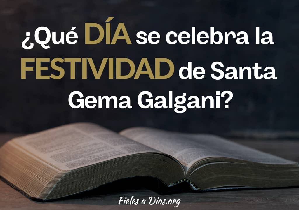 que dia se celebra la festividad de santa gema galgani