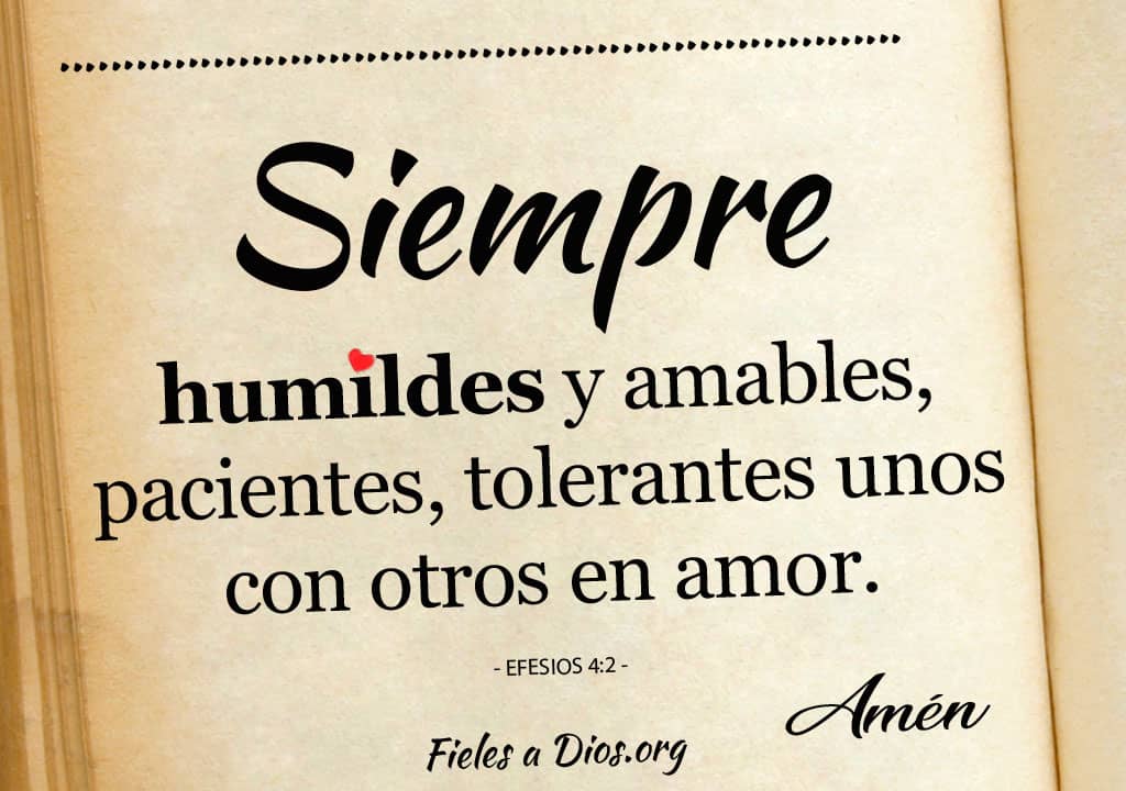 tolerantes unos con otros en amor