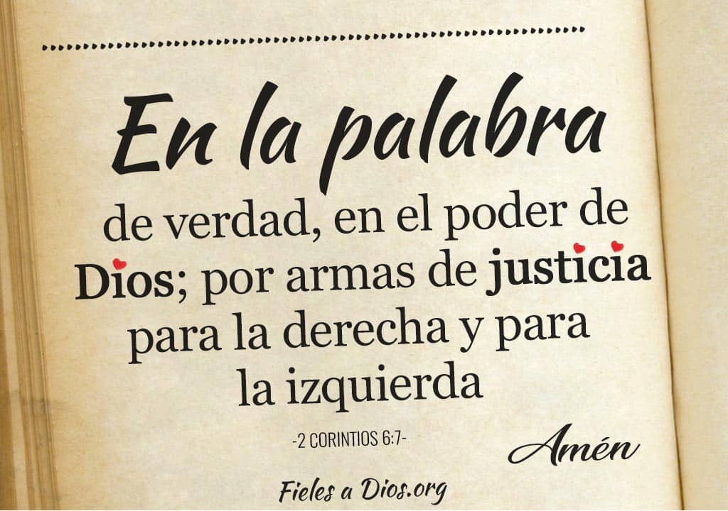 en la palabra de verdad