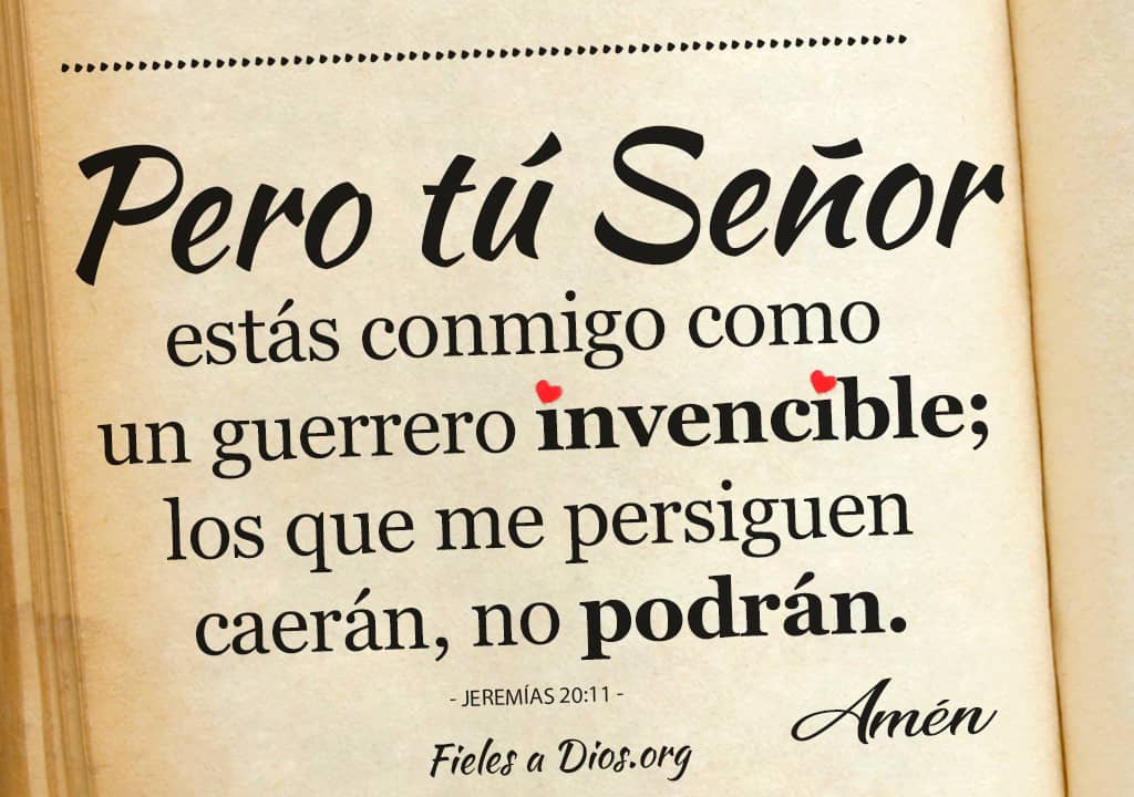 pero tu senor estas conmigo