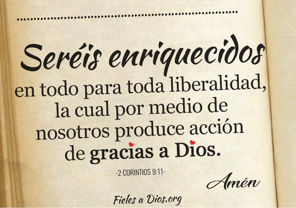 sereis enriquecidos en todo