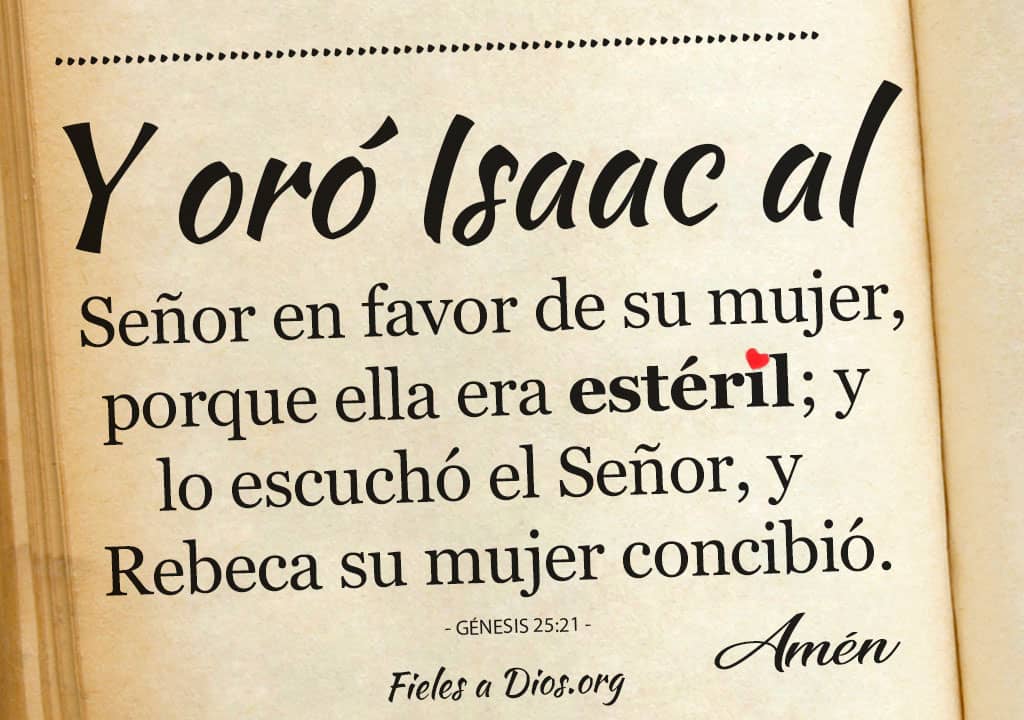 y oro isaac al senor en favor de su mujer