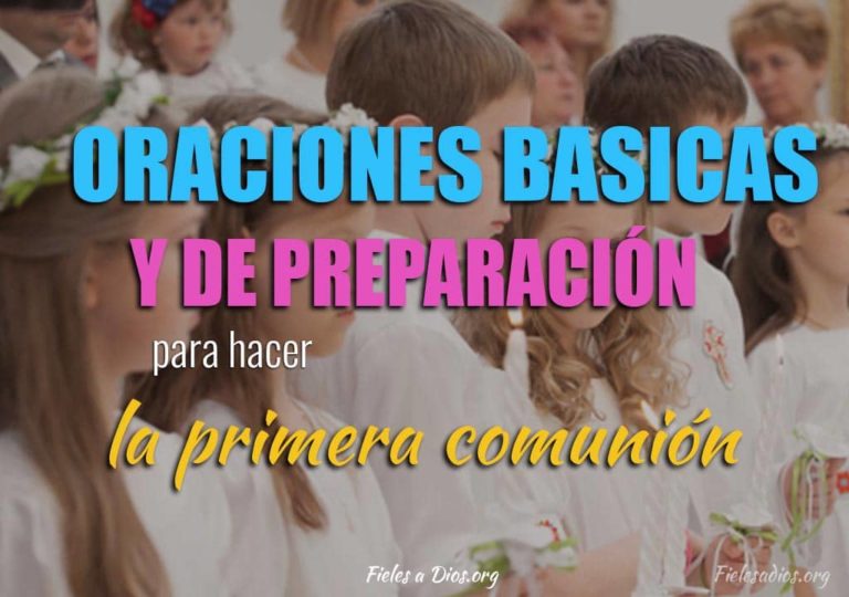 Oraciones Básicas y de Preparación para Hacer la Primera Comunión ...