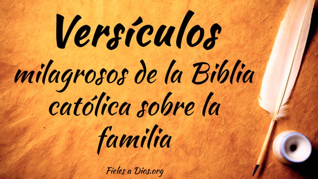 versiculos biblia catolica sobre la familia