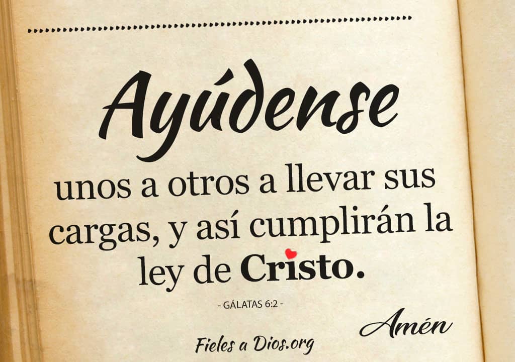 unos a otros llevar carga