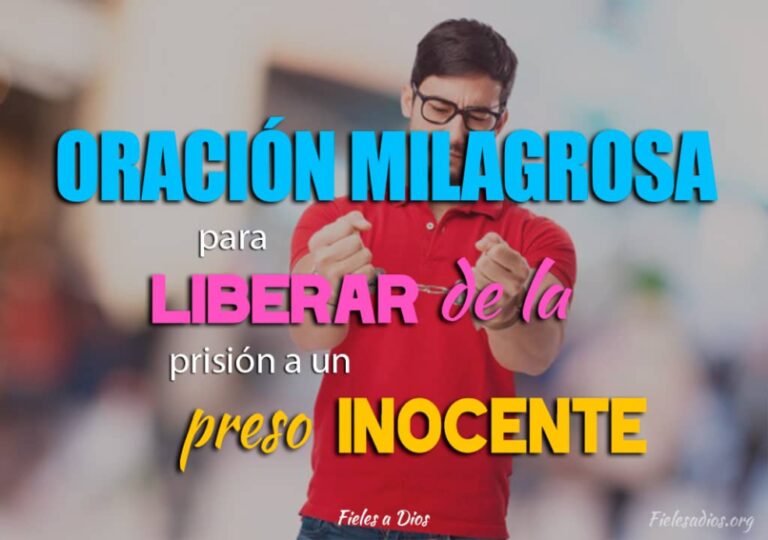 Poderosa oración para sacar a un preso inocente de la cárcel - Fieles a ...