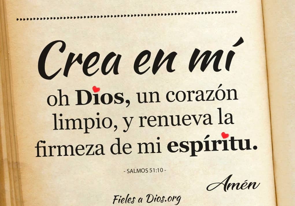 renueva la firmeza de mi espiritu