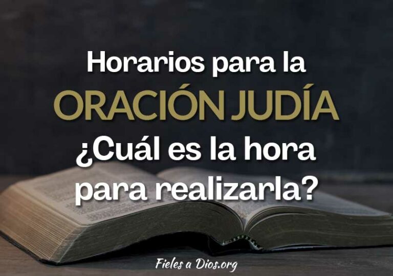 Horarios para la oración judía ¿Cuál es la hora correcta para